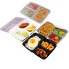 AnJuXianSen Disposable 3-Compartment Takeaway Containers