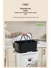 2026 Large-Capacity Kitchen Trash Can with Lid, Double Layer for Dry & Wet Waste Separation