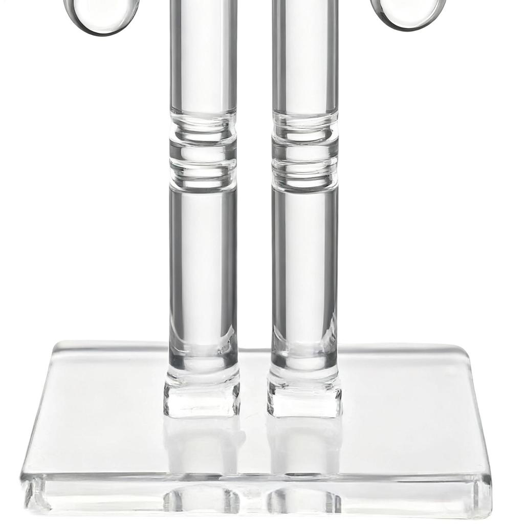 Dispenser Sapone Acrilico Trasparente Bottiglia Ricaricabile Dispenser Sapone di Natale Per Lavello Cucina Per Piano di Lavoro Decorazione Casa Ufficio Appartamento