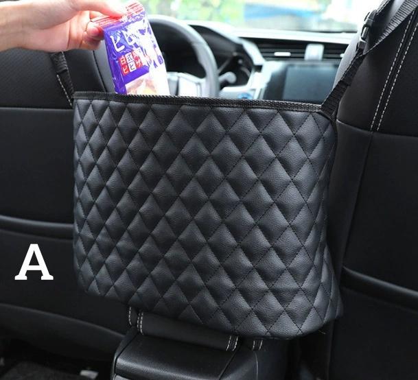 

PU Leather Behind Seat Car Organizer, Multipurpose Hanging Bag Pocket for Most Cars