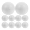 25Pcs 7Cm White Solid Round Polystyrene Balls Craft Spheres for DIY Painting Cutting Gluing Sanding Wedding Christmas Party