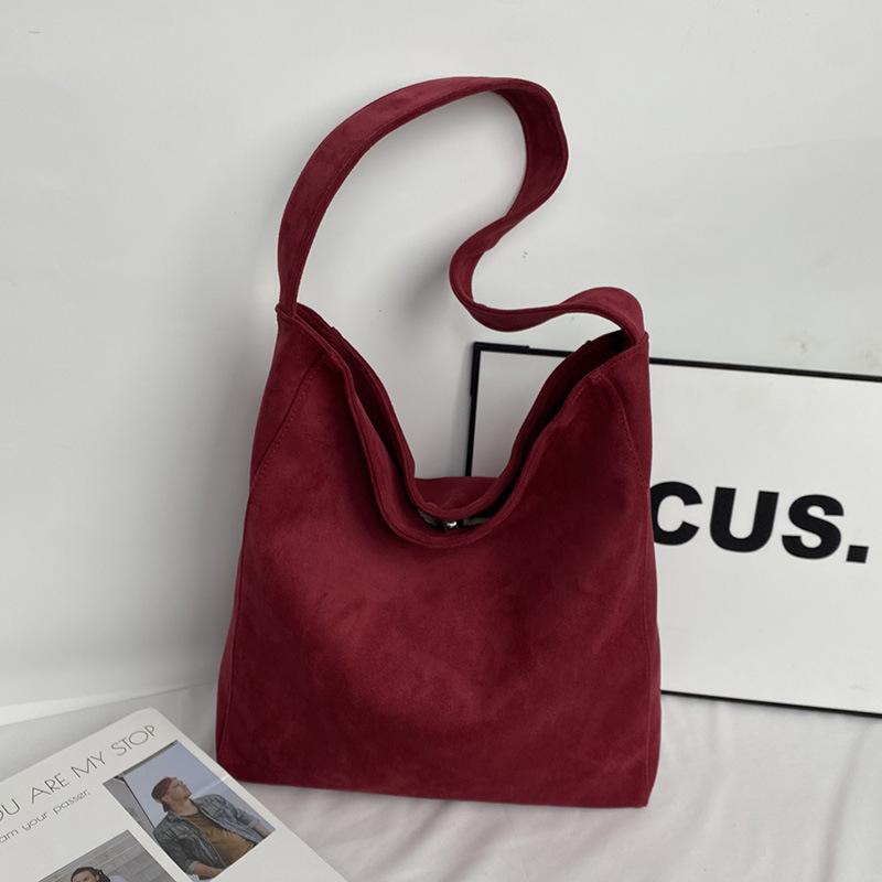 Retro Casual Commuting Large-capacity Bag Women's Popular New Autumn and Winter Casual Fashion Tote Bag Niche Shoulder Bag