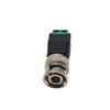 BNC Male Green Terminal Solderless Power Adapter for Camera Wiring