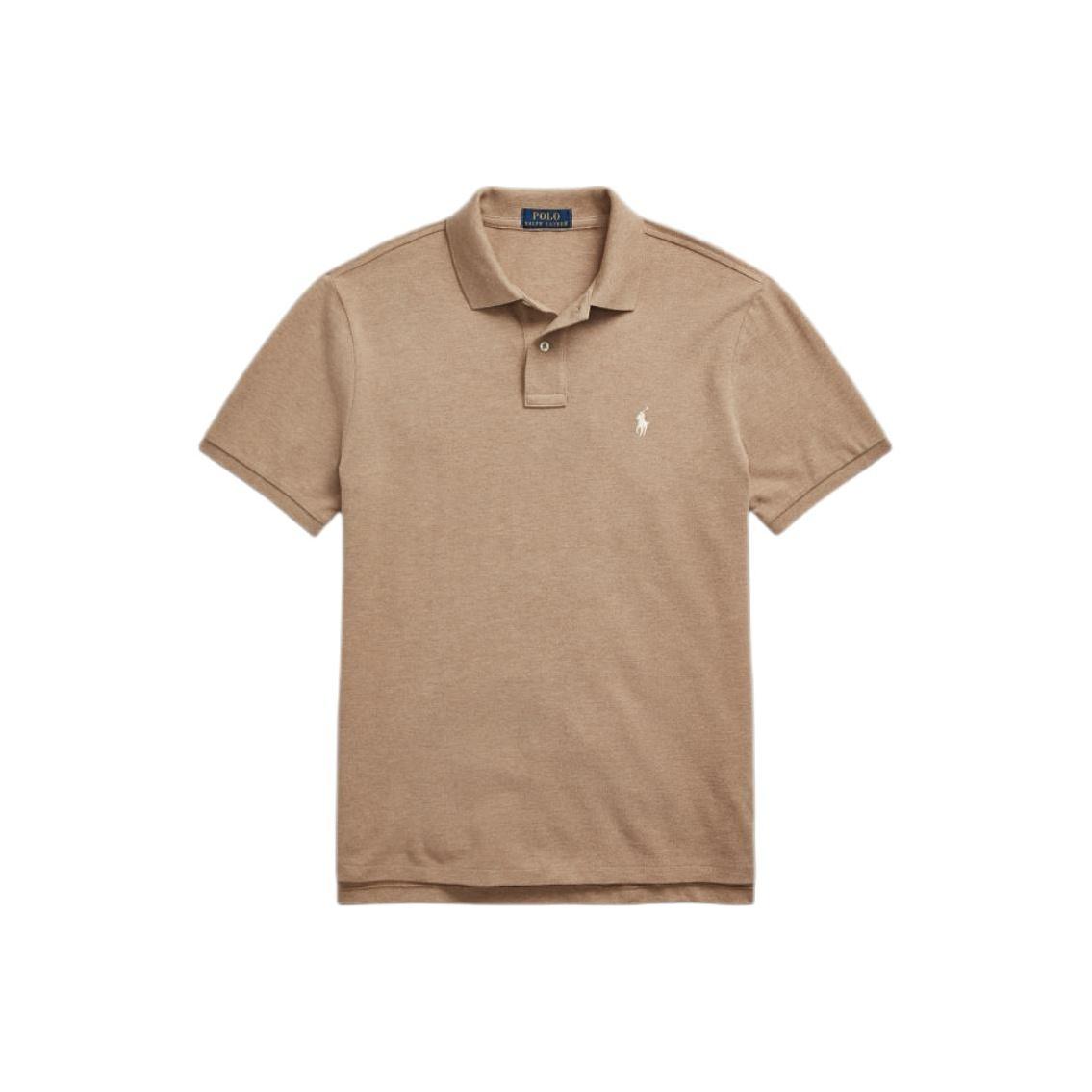 

Polo Ralph Lauren Поло с манжетами в рубчик приталенного кроя с вышивкой в виде культового пони мужские топы MNPOKNI1N822076-200 XS