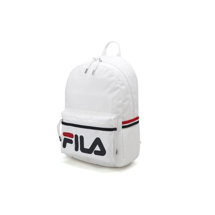 New FILA Polyester Backpack Regular Unisex White FS3BPC5301X-OWH