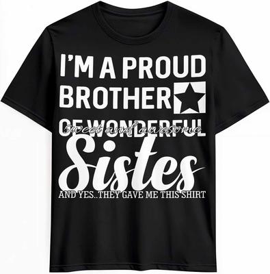 Proud Brother Of Awesome Sisters T-shirt
