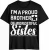 Proud Brother Of Awesome Sisters T-shirt