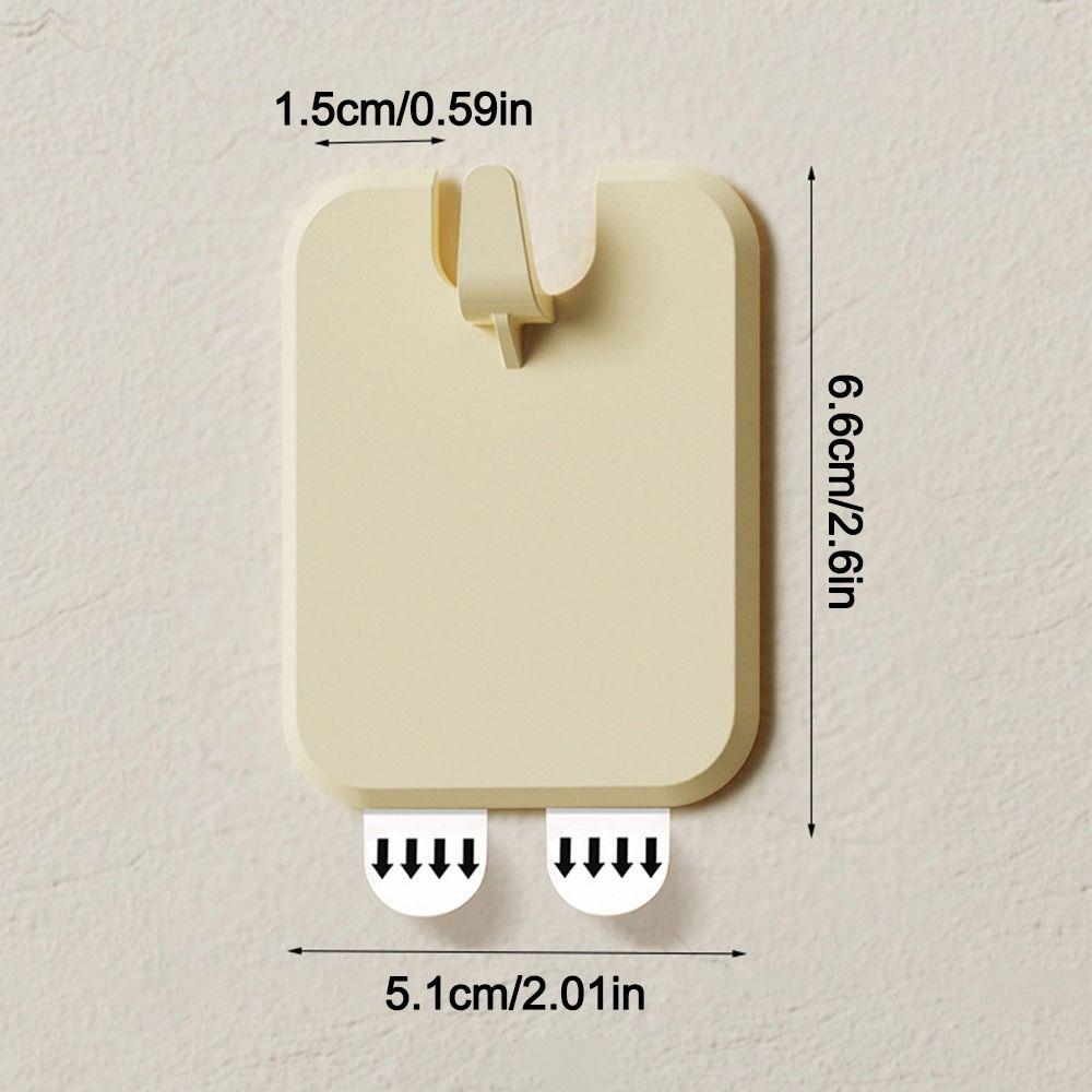 5Pcs Durable Self Adhesive Photo Frame Hook Waterproof Strong Storage Hanger Bathroom Hook Home & Living