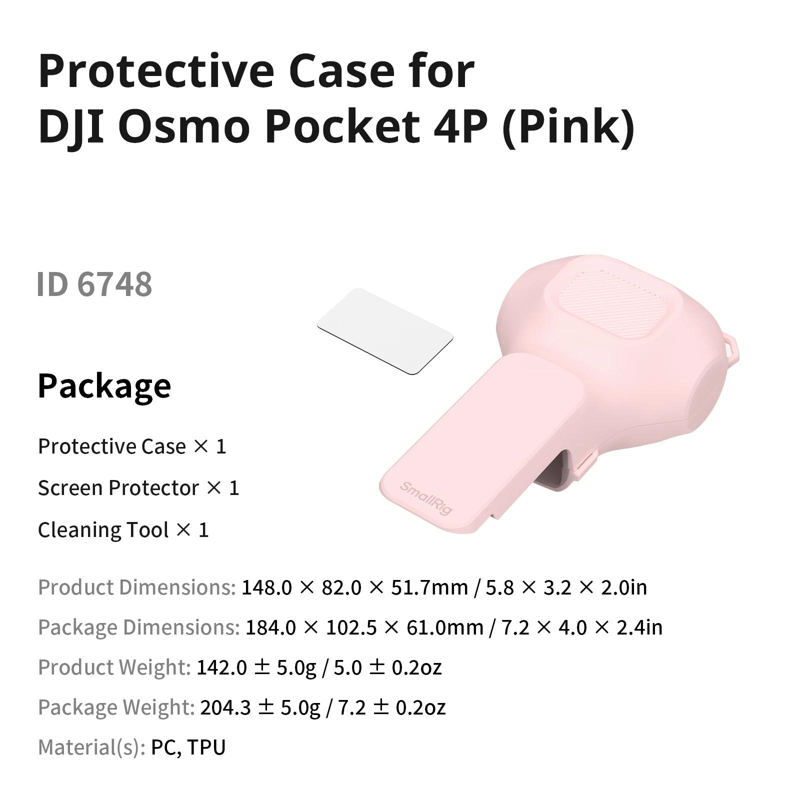 SmallRig Pocket 4P aizsargapvalks DJI Osmo
