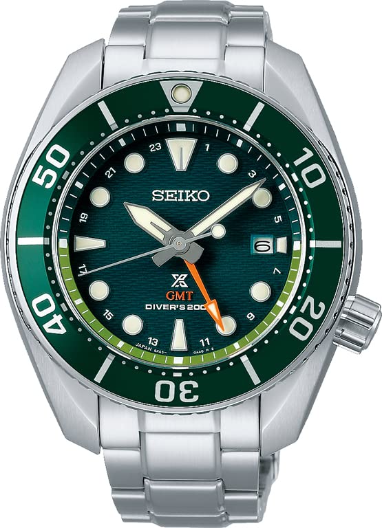 

[Seiko Watch] Наручний годинник PROSPEX DIVER SCUBA Solar GMT SBPK001 чоловічий срібний