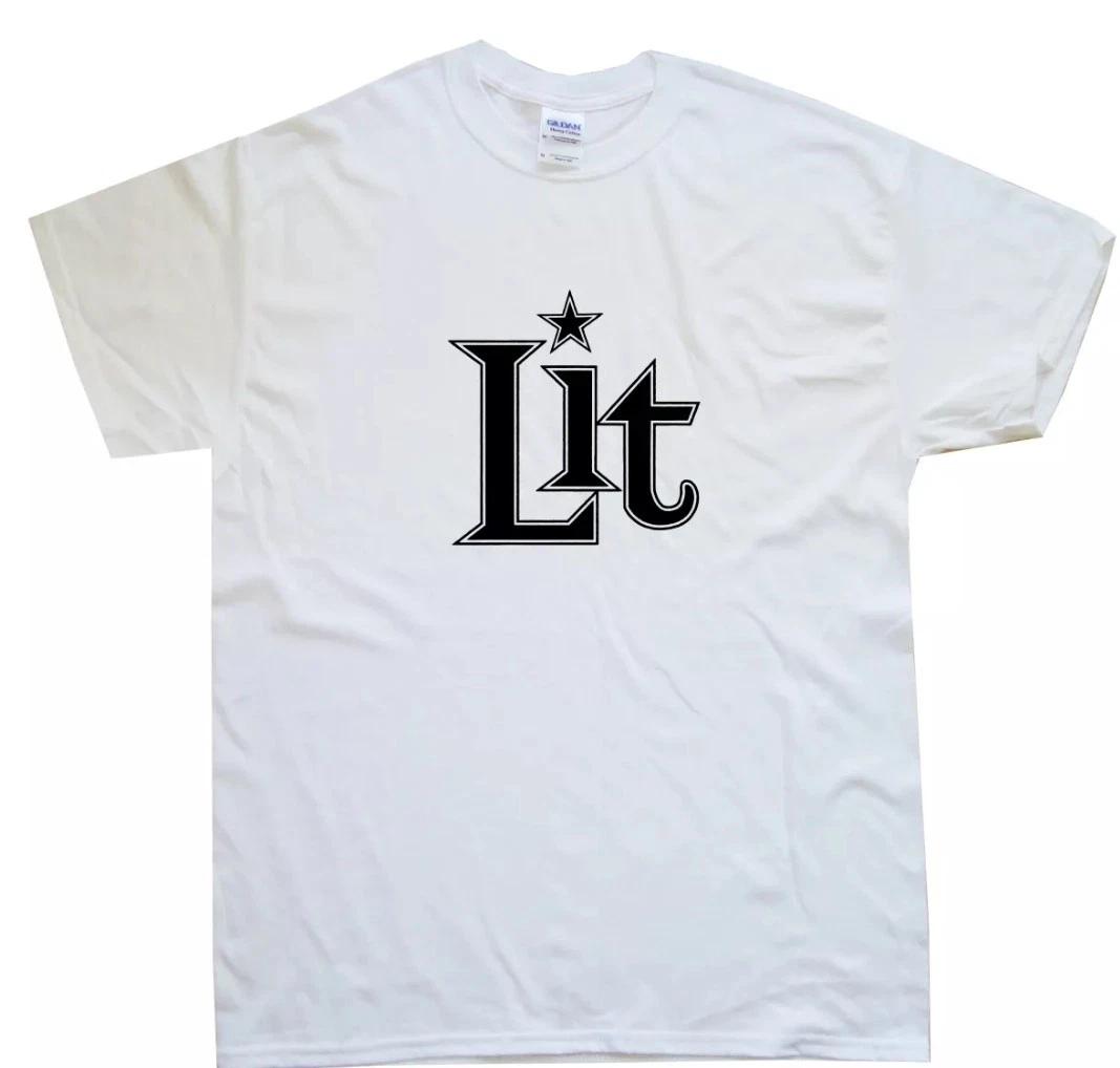 LIT T-SHIRT All sizes S M L XL XXL colours Black, White L