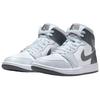 Air Jordan 1 Mid White Smoke Grey Women Sneakers Pure-Platinum BQ6472-113