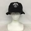 Used STUSSY Hat Bucket Hat Bucket Hat Cotton