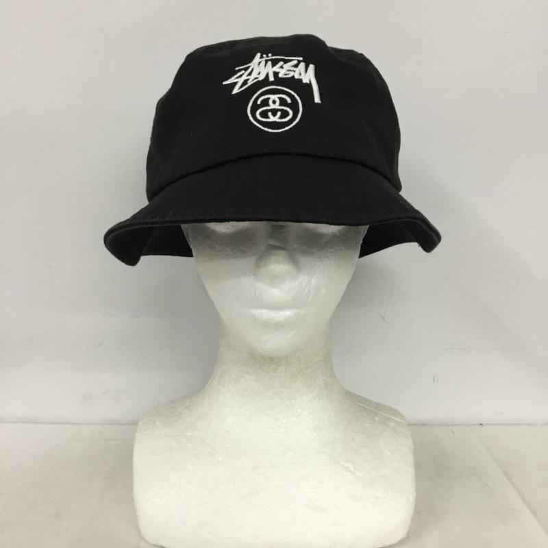 Used STUSSY Hat Bucket Hat Bucket Hat Cotton