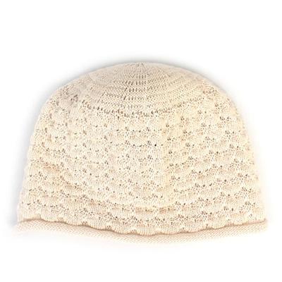 Universelle Chemie Cool Knit Elfenbeinfarbene Mütze