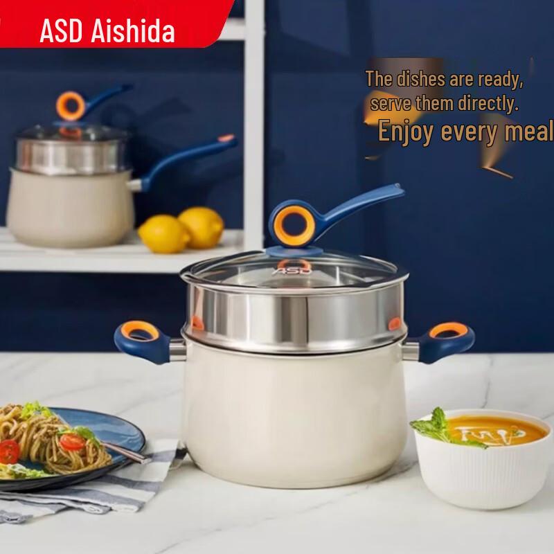 

ASD 316L Stainless Steel Drum-Shaped Soup Pot