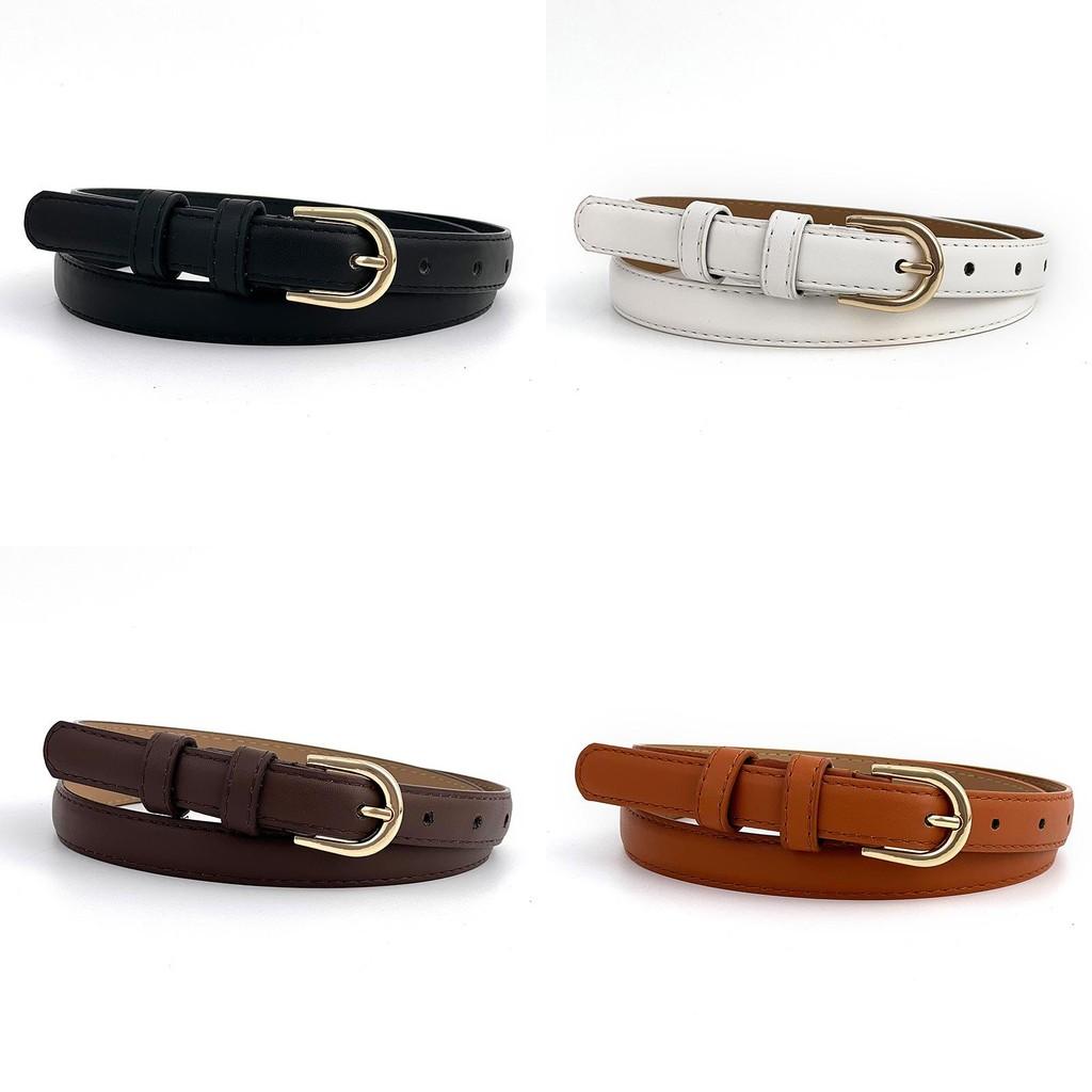 Leather Belt Vintage Women Versatile Decorative Waistband Casual Jeans Strap