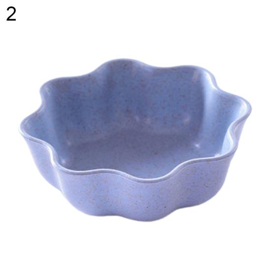 Flower Heart Round Shape Vinegar Seasoning Dish Snack Plate Saucers Tableware