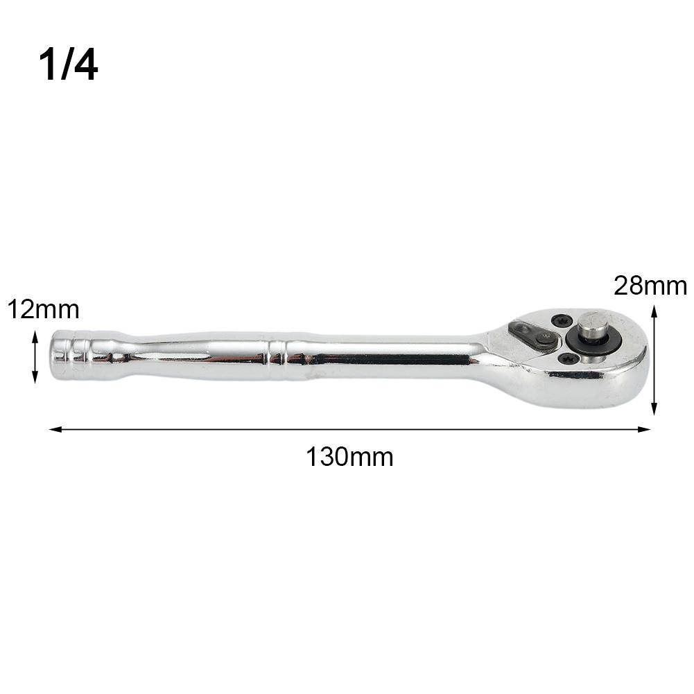 Drive Ratchet Set 1/4 3/8 1/2 High Torque Ratchet Wrench Socket Quick-release Reversible High Quanlity Hand Tool