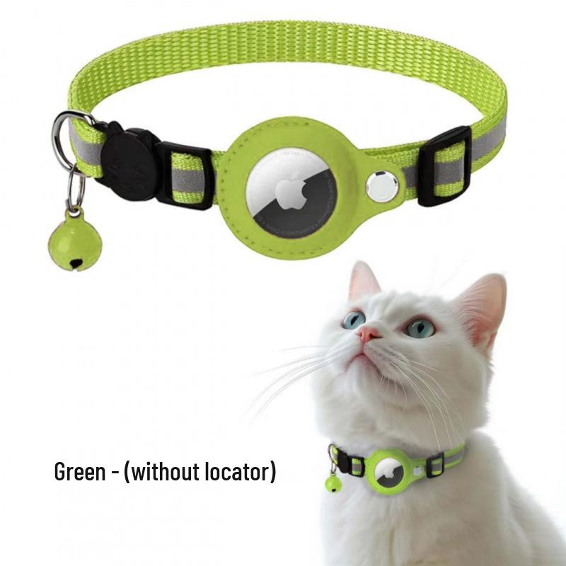 Cross-Border Pet Supplies: Airtag Tracker Collar with Anti-Lost Cat Bell