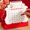 Hot Stamped 2025 Desk Calendar Blessing Year of The Snake Calendar  Business Gift