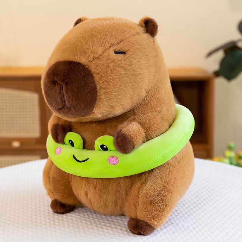 

Единорог Маленький Желтый Утенок Лягушка Плавательный Круг Капибара Капибара Кукла Плюшевая Игрушка Подушка для Сна Кукла 30 cm 0.35kg