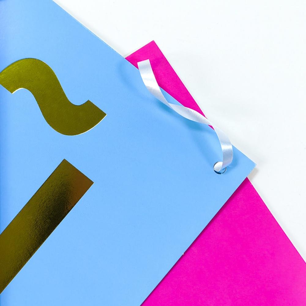 1PC/5PCS/10PCS Happy Birthday in Spanish, Hot Goldfish Tail Banner, Tailcoat Banner, Birthday Party Decoration Flag