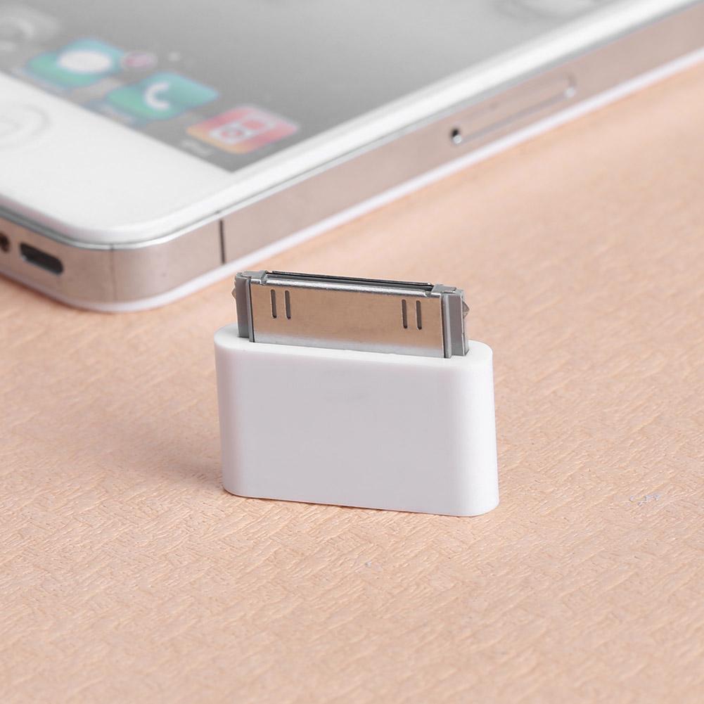 Żeński Micro USB Na Męski dla 30-pinowego iPhone'a 4 4S 3G 3GS Adapter ładowarki