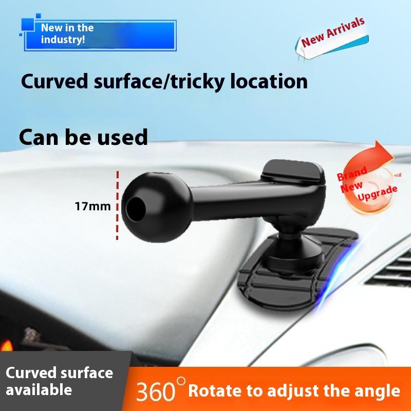 

1 шт. Автомобильный держатель для телефона с вращением на 360 градусов, основа шаровой головки 17 мм для приборной панели автомобиля, держатель для мобильного телефона, кронштейн для GPS, аксессуары 1