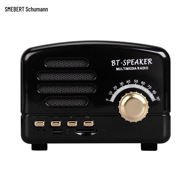 

SMEBERT BT01 Retro Wooden Portable Bluetooth Speaker