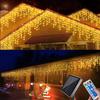Waterproof Solar LED Remote String Lights for Outdoor Garden, Yard, and Festival Decoration