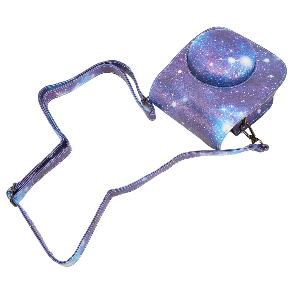 Camera Protective Case Portable Adjustable Shoulder Strap PU Leather Camera Bag for Instax Mini 12