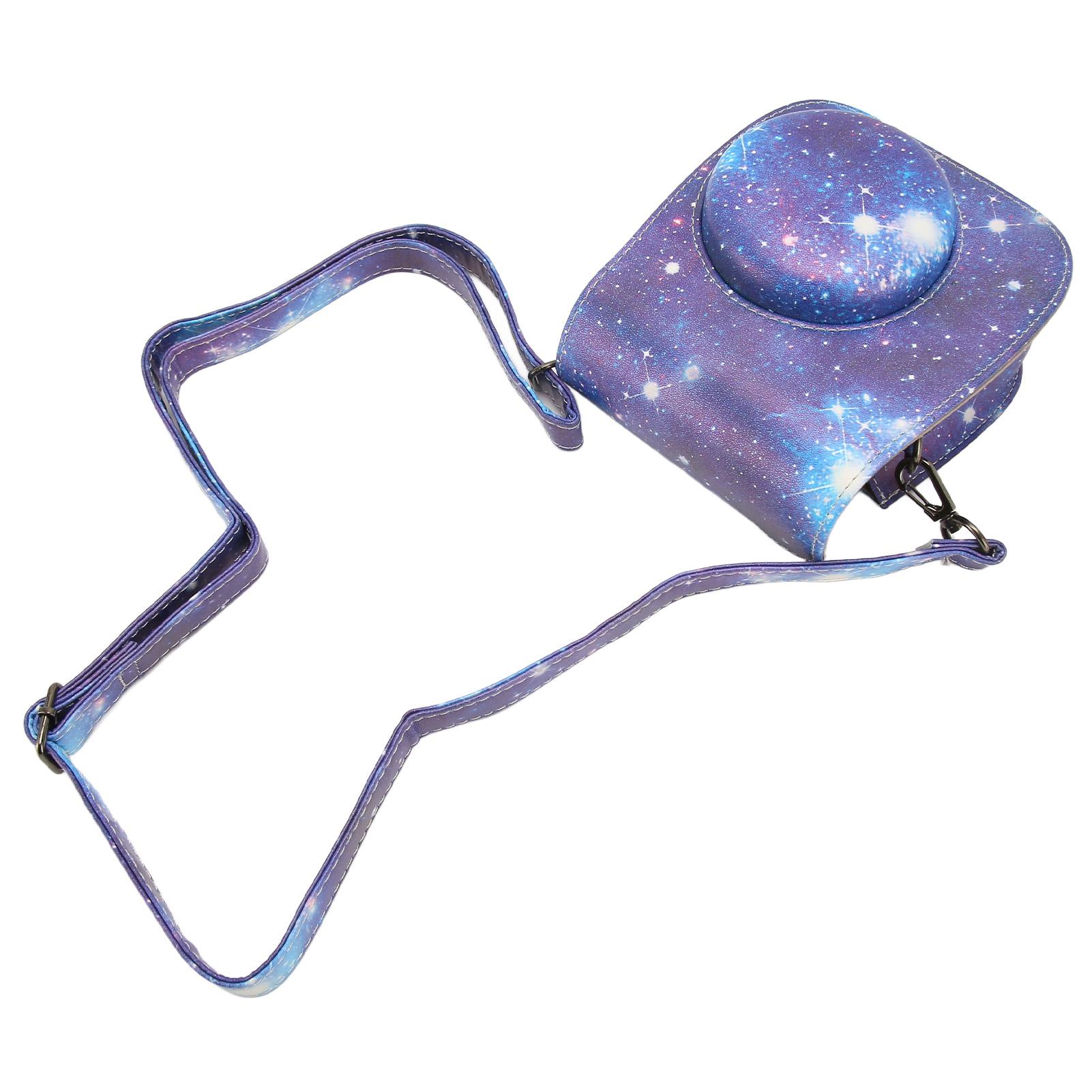 

Защитный чехол для камеры Портативный регулируемый плечевой ремень Кожаная сумка для камеры из ПУ для Instax Mini 12 звезда