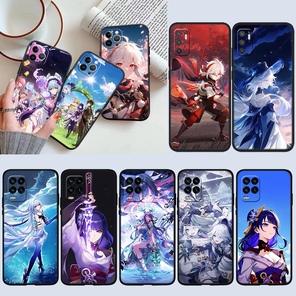RE33 Genshin Impact New High-End Shell Phone Case for iPhone SE X XS XR 16E 17 11 Pro Max 8 7 6 6s Plus Air