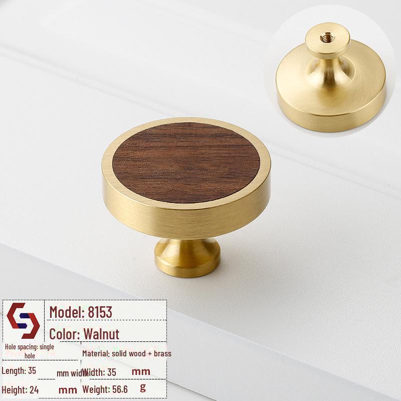 

Новая ручка для двери шкафа из цельного дерева в китайском стиле, ручка для ящика шкафа из ореха и бука