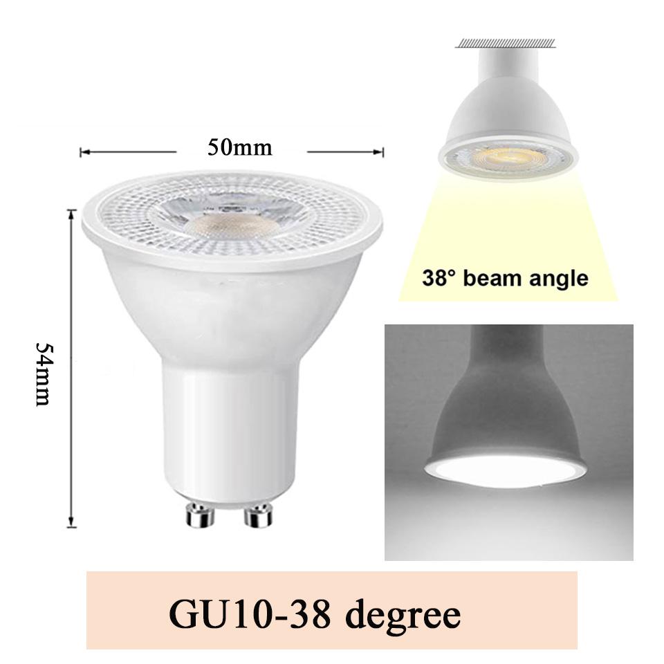 1/4/6/10pcs LED Spotlight GU10 AC220V High Lumen 3000K/4000K/6000K LED Light Lamp LED energy saving For Home Decoration Replace