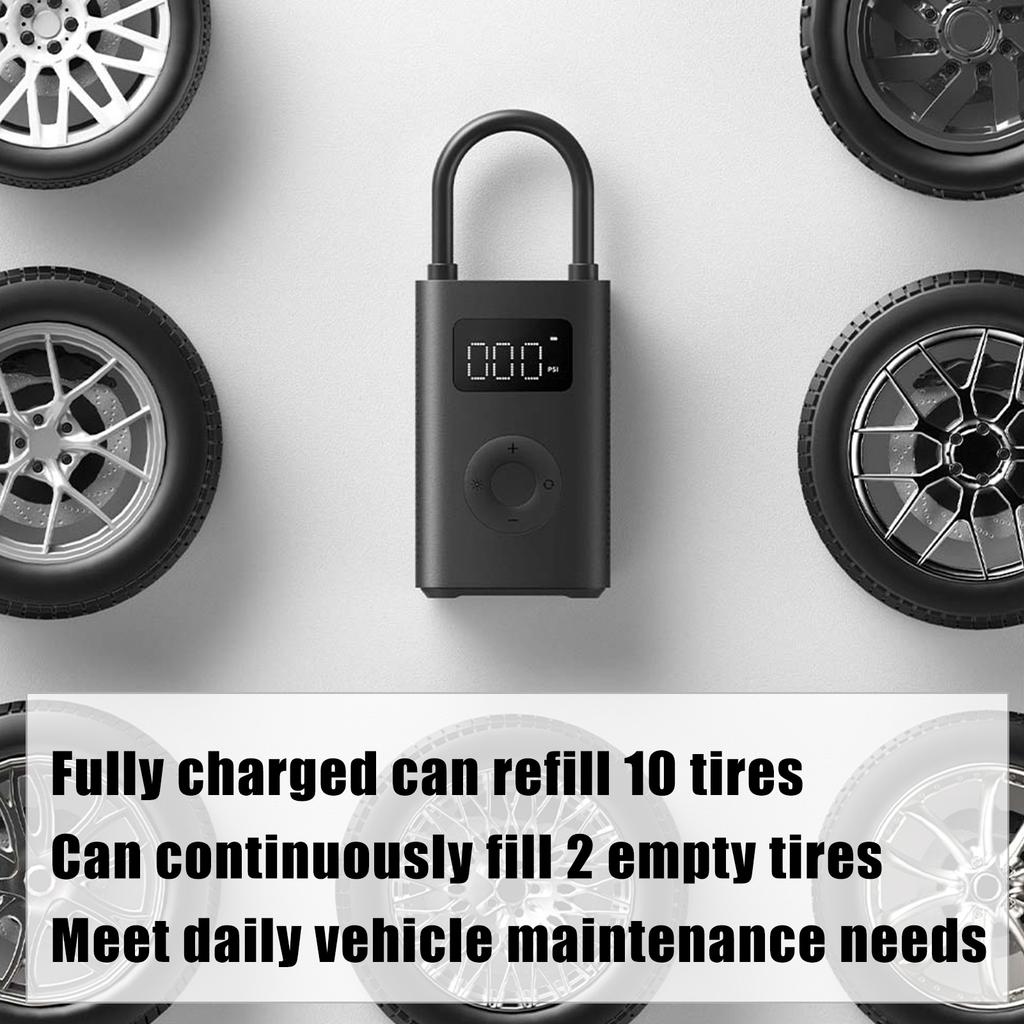 Portable Electric   Pump for Car   Scooter Tire Basketball Inflator USB Cable   House