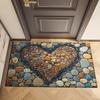 Valentine's Day Doormat Welcome Entrance Door Mat Outdoor Front Room Rugs Foot Mat Hallway Carpet Floor Bath Mats Washable