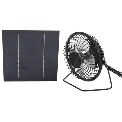 Mini pannello solare da 5 W con ventola di raffreddamento portatile Set di pannelli solari fotovoltaici per serra
