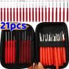 21Pcs Car Terminal Removal Tool Kit Wire Connector Pin Extractor Puller Release Key Extractor for Auto Electrical Repair Set