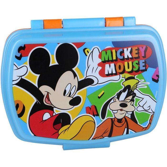 Disney boîte à lunch Mickey Mouse junior 17 x 5,6 cm bleu/orange
