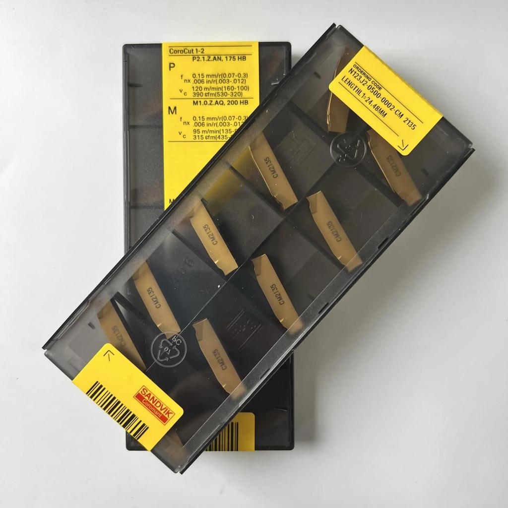 Original Sandvik / N123J2-0500-0002-CM 2135 /CNC lathe carbide blade tool 10 Pcs