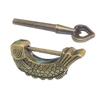 Vintage Fish Shape Padlock with Key Bronze Antique Lock Bronze Fish Design Lock for Wooden Suitcases & Jewelry Boxes