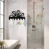 Wacky Sun Metal Key Hooks Long Arm Design Space Saver Modern Wall Decor