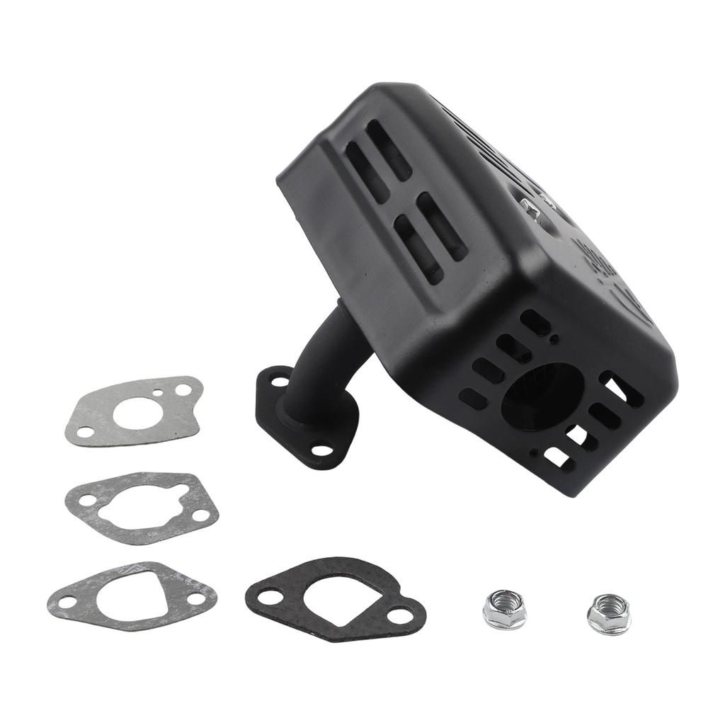 For Honda Lawn Mower Muffler Kit for GX160 For GX200 Engines Includes Exhaust Muffler and Installation Components