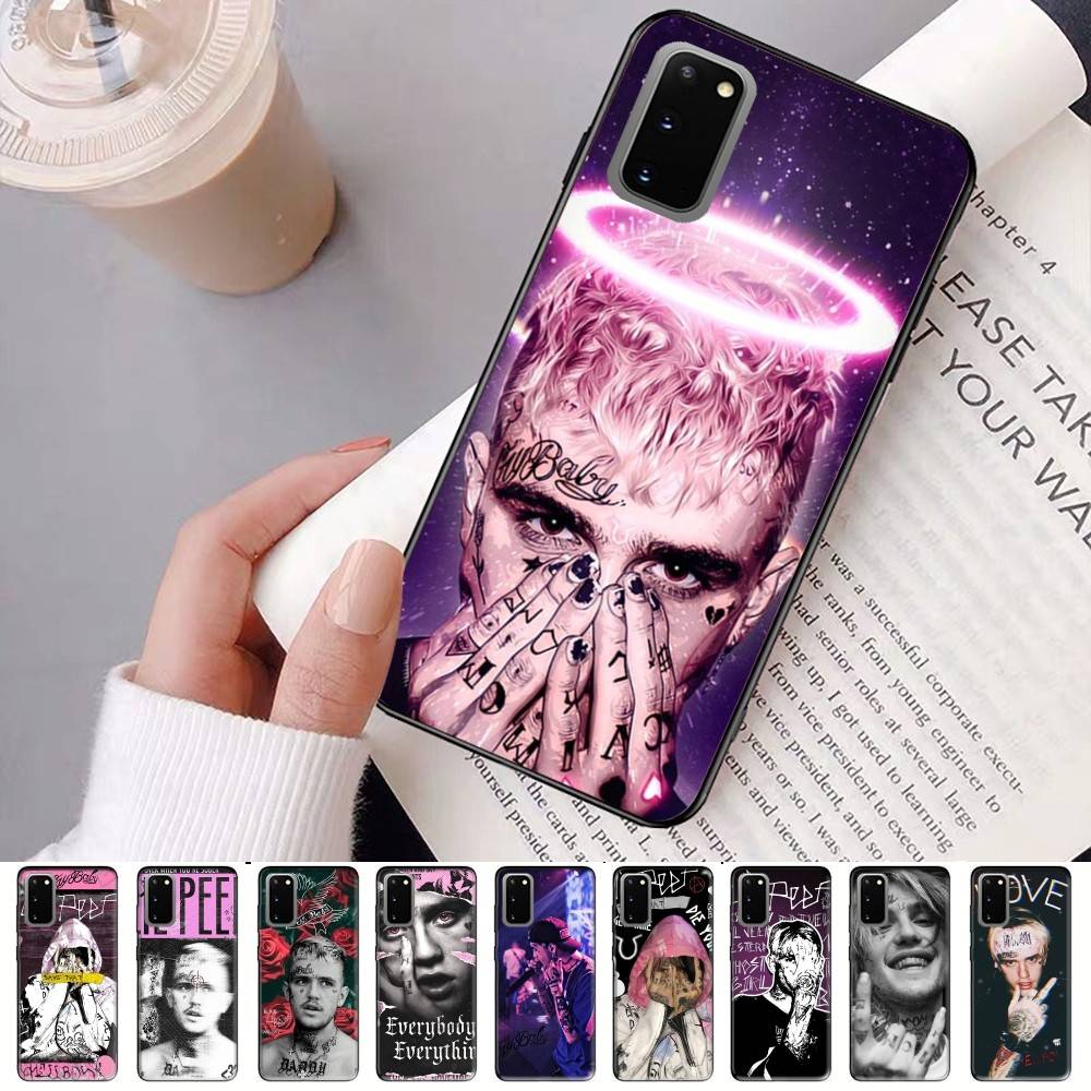 Emo Rapper Lil Peep Phone Case For Samsung S 24 Fe 25 Ultra Plus 20 Lite 21 30 22 23 24 22 Ultra 5G Fundas