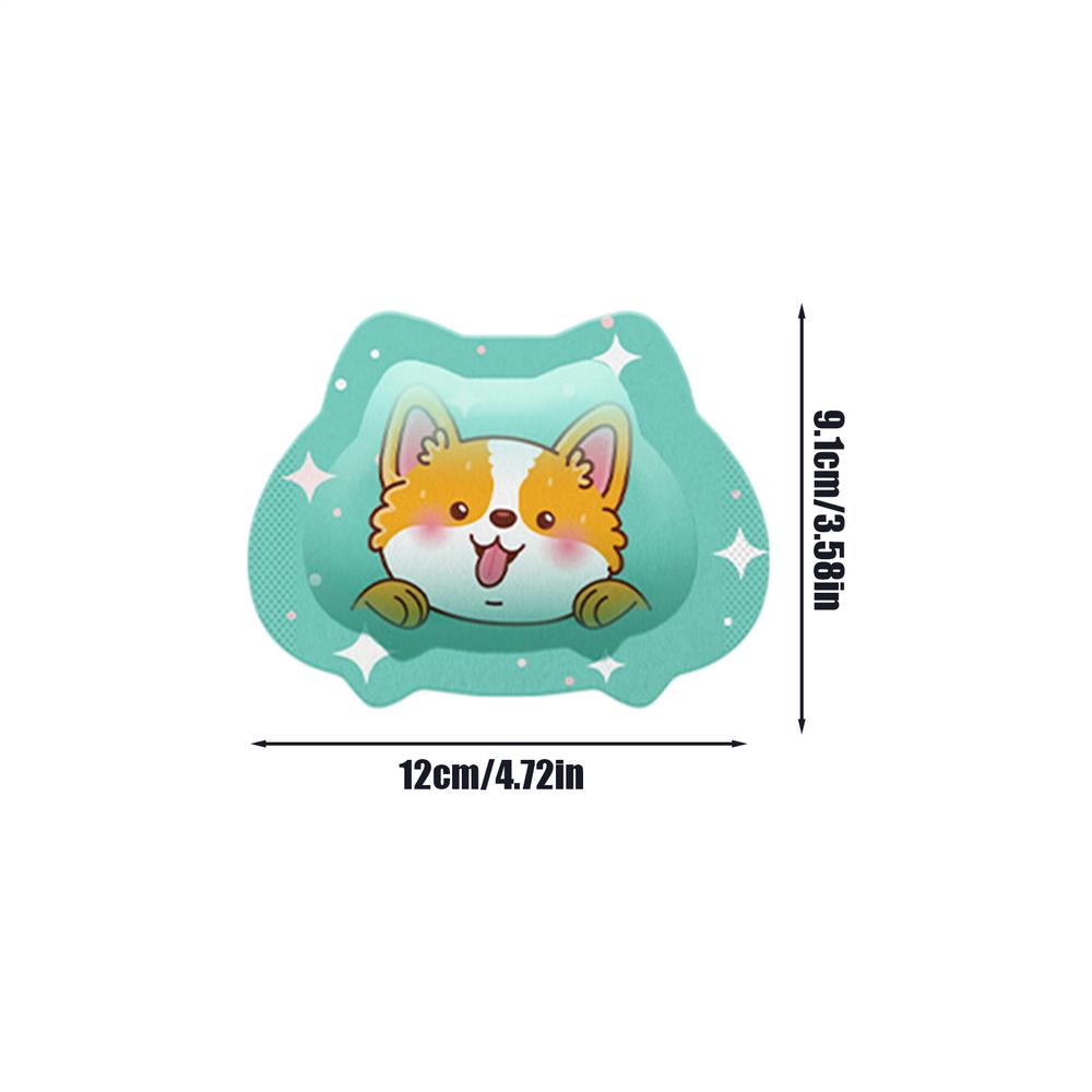 1 пара мультяшных самонагревающихся тепловых грелок для рук и ног, одноразовых грелок для рук и запястий.