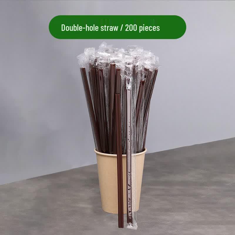ZISIZ Disposable Plastic Stirring Straws