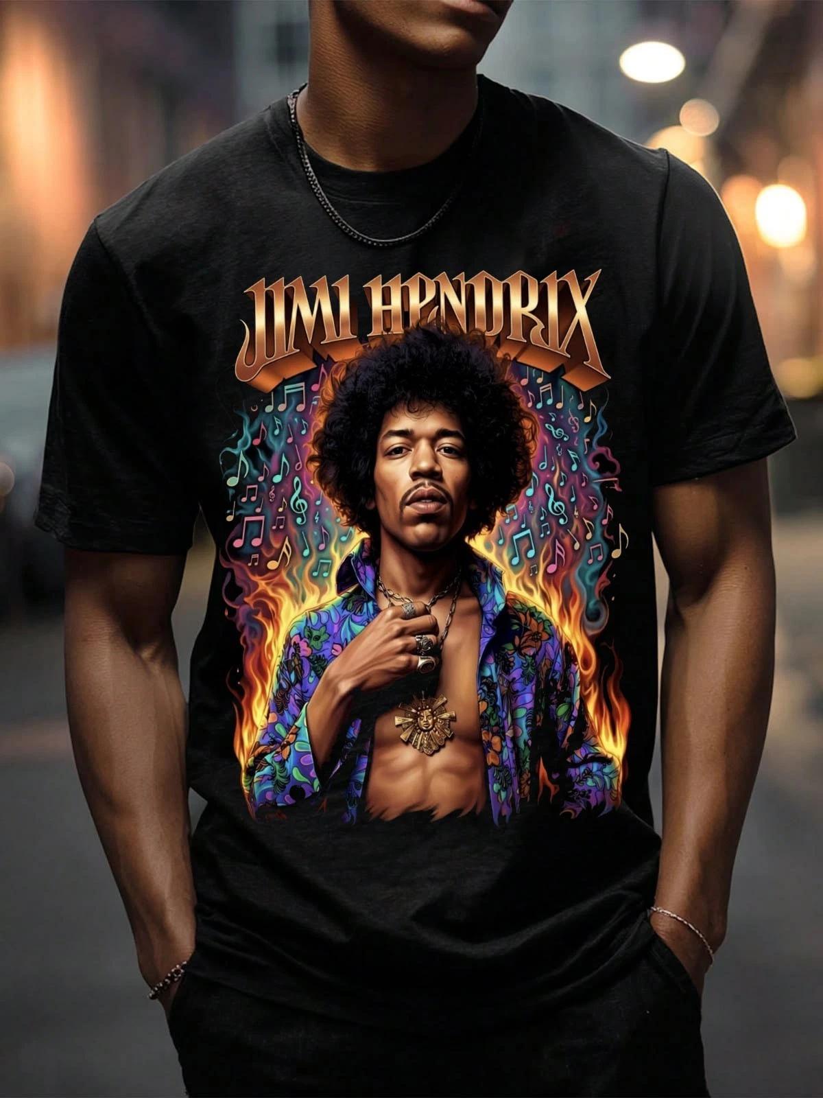 JIMI HENDRIX CLASSIC ROCK BAND  T-Shirt Men s SIZES XS