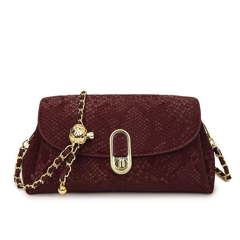 Niche Design Autumn New Chain Shoulder Bag Women's 2025 Popular Underarm Bag Fashion Casual Personality Messenger Bag
